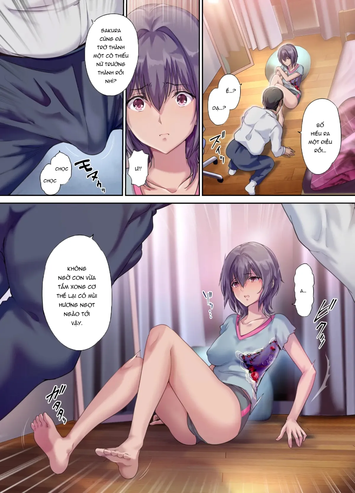 HentaiVN.net - Ảnh 13 - 放課後代理妻 桜 -夫婦の寝室で種付けされる娘 - Chap 1