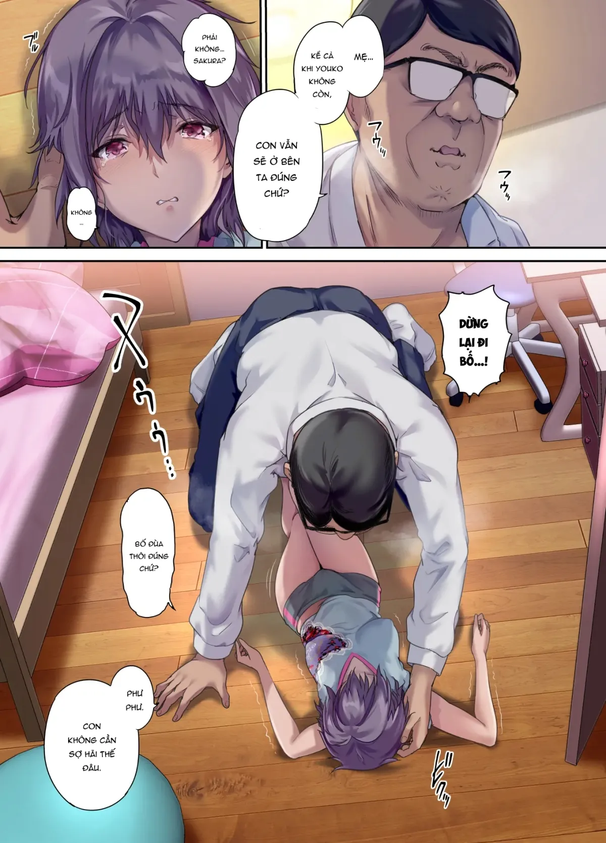 HentaiVN.net - Ảnh 14 - 放課後代理妻 桜 -夫婦の寝室で種付けされる娘 - Chap 1