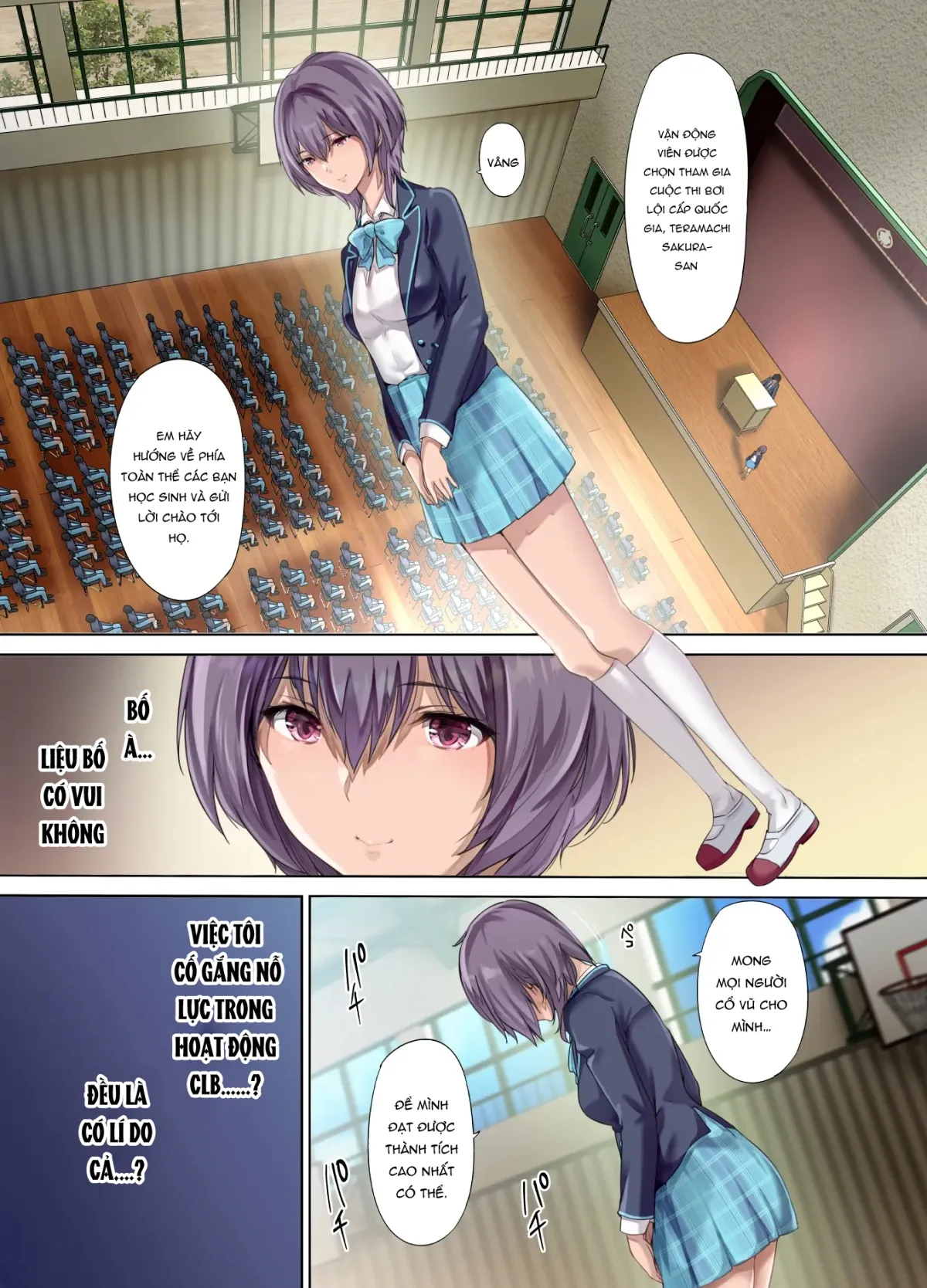 HentaiVN.net - Ảnh 3 - 放課後代理妻 桜 -夫婦の寝室で種付けされる娘 - Chap 1