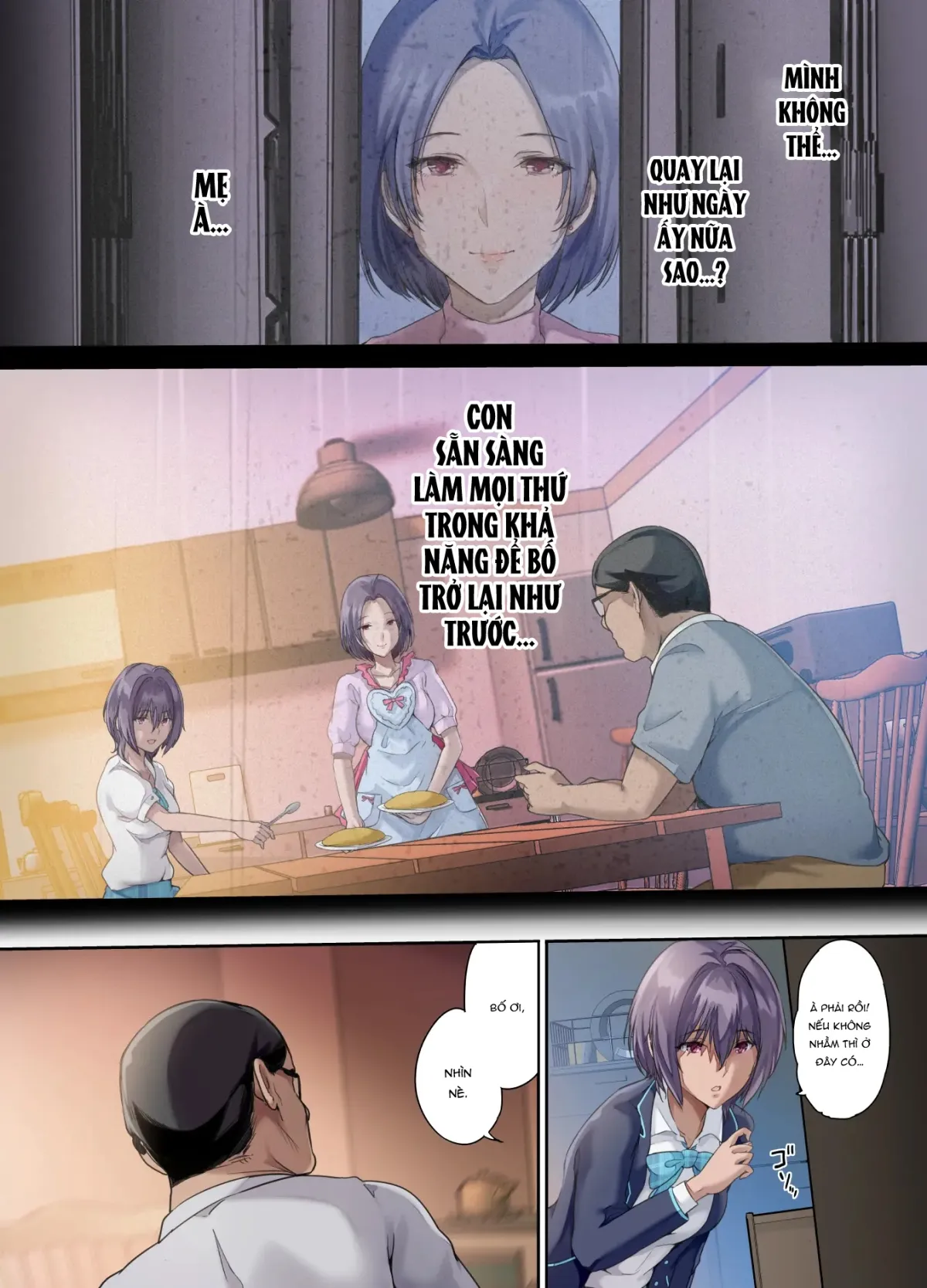 HentaiVN.net - Ảnh 6 - 放課後代理妻 桜 -夫婦の寝室で種付けされる娘 - Chap 1