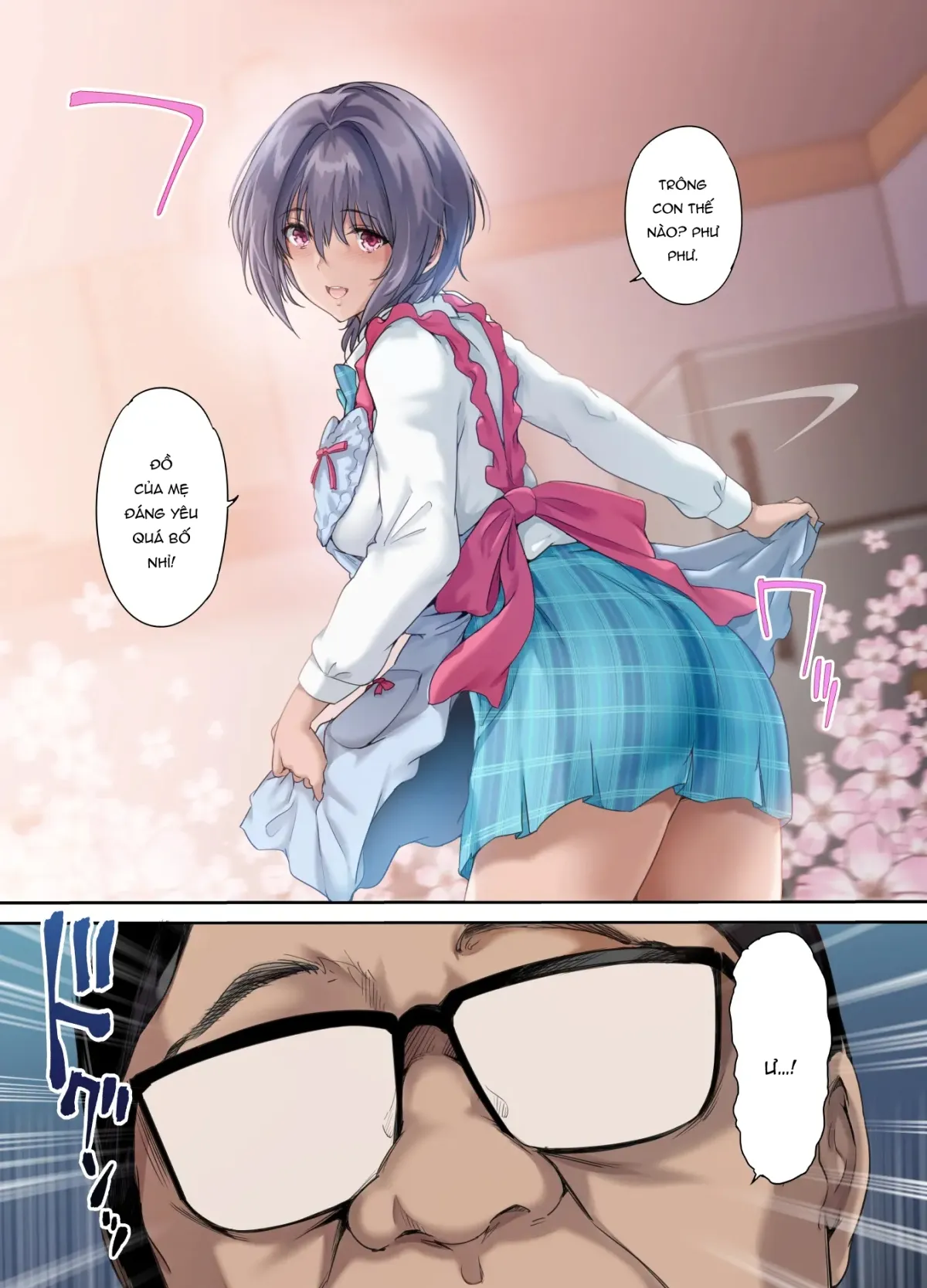 HentaiVN.net - Ảnh 7 - 放課後代理妻 桜 -夫婦の寝室で種付けされる娘 - Chap 1