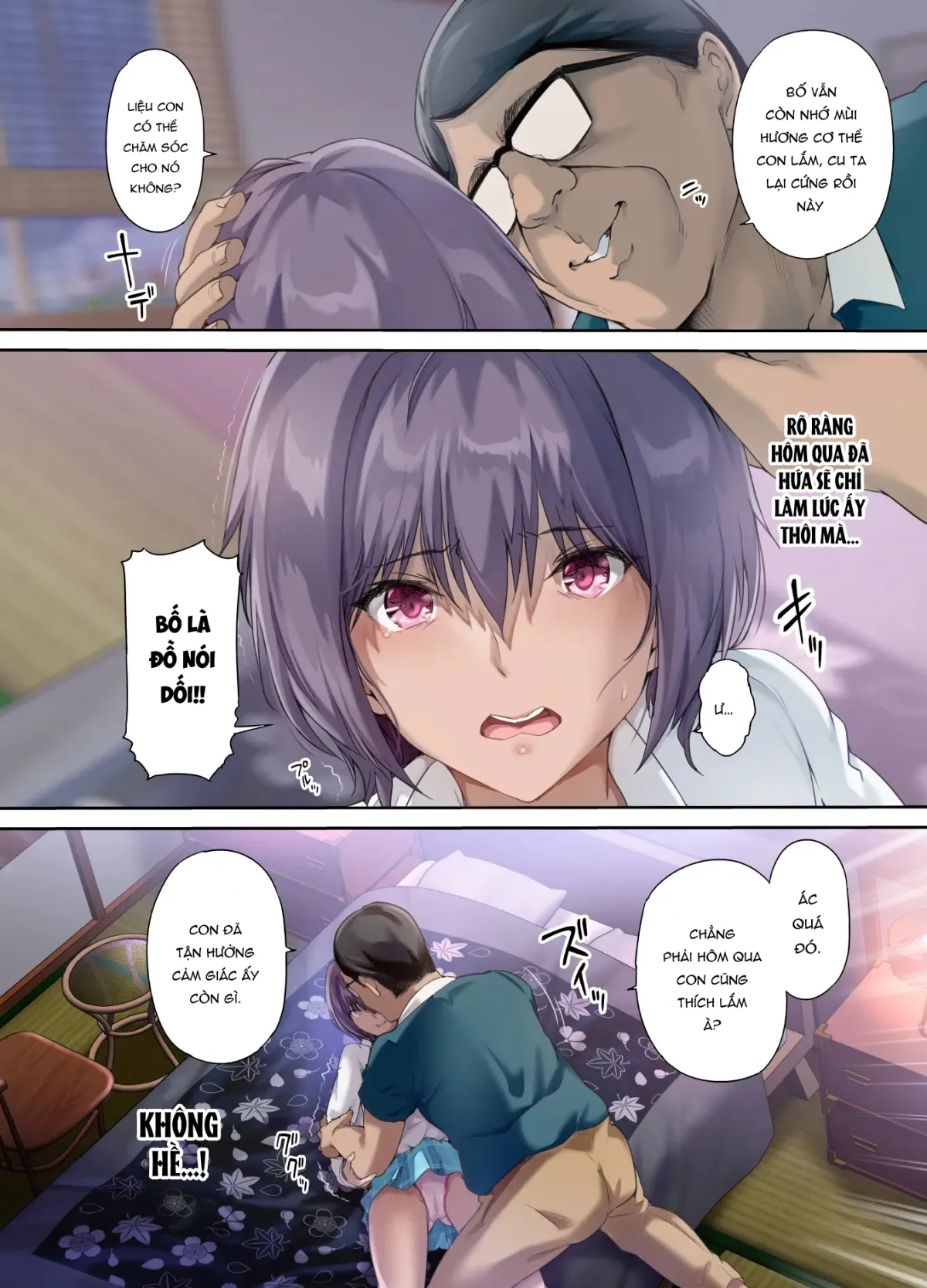 HentaiVN.net - Ảnh 19 - 放課後代理妻 桜 -夫婦の寝室で種付けされる娘 - Chap 2