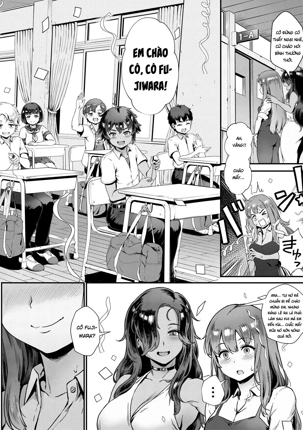 HentaiVN.net - Ảnh 10 - Hãy bắt đầu tìm hiểu cơ thể nhau nào! - Chap 1