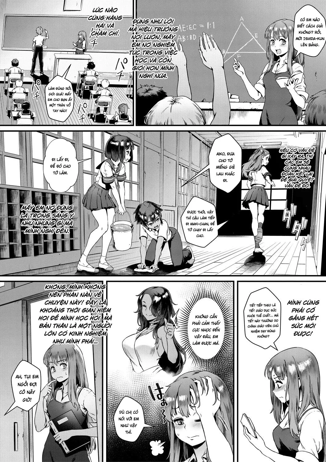 HentaiVN.net - Ảnh 12 - Hãy bắt đầu tìm hiểu cơ thể nhau nào! - Chap 1
