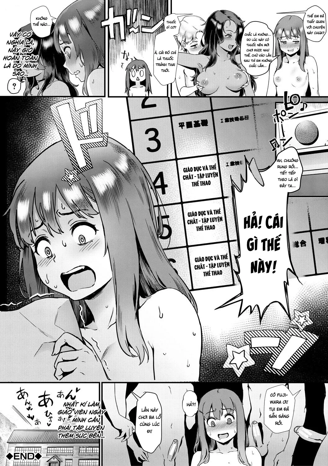 HentaiVN.net - Ảnh 46 - Hãy bắt đầu tìm hiểu cơ thể nhau nào! - Chap 1