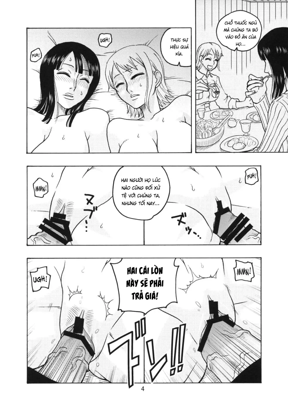 HentaiVN.net - Ảnh 5 - Nami no Koukai Nisshi EX NamiRobi (One Piece) - Oneshot nứng