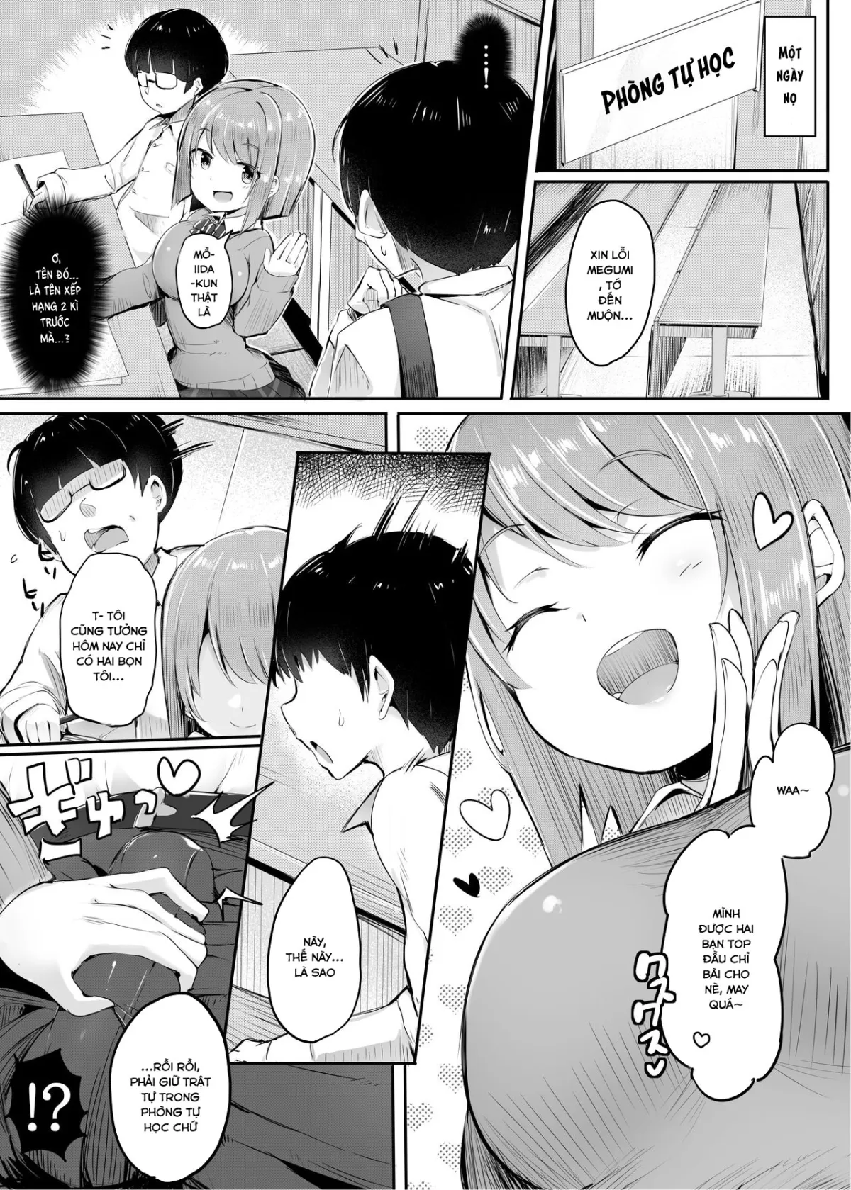 HentaiVN.net - Ảnh 19 - Yowai ne, Otokonoko tte. [よわいね、男の子って。～手コキで学年最下位転落～] - Oneshot