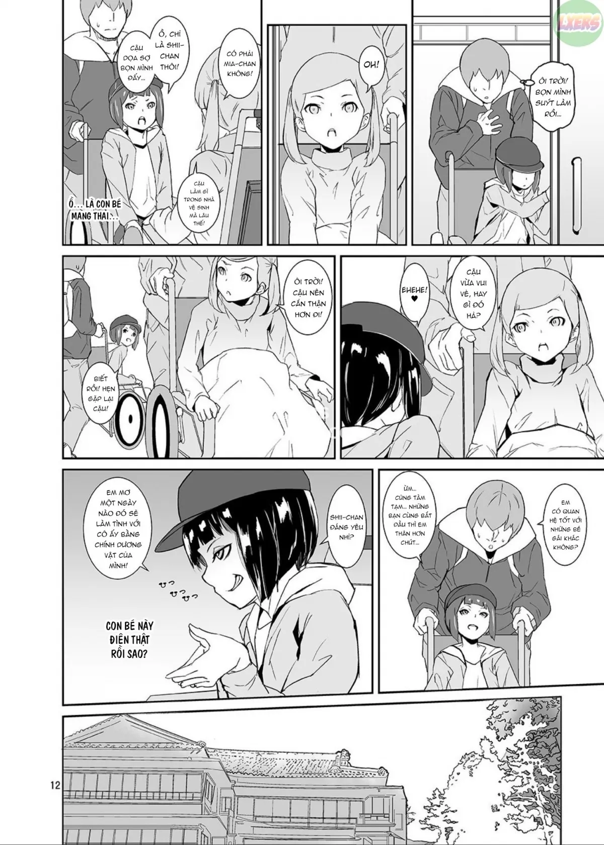 HentaiVN.net - Ảnh 11 - The Secret Sleepover [Himitsu No Otomarikai] - Oneshot