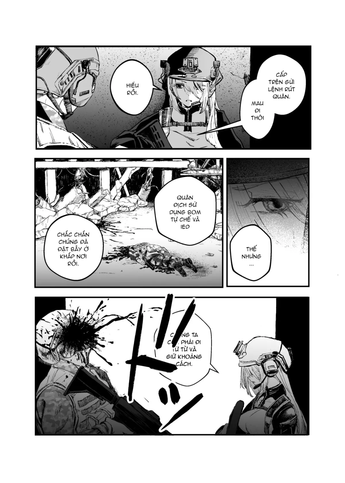 HentaiVN.net - Ảnh 11 - Thiếu nữ quân nhân thua trận [Busou Joshi Kanzen Haiboku; 武装女子完全敗北] - Oneshot