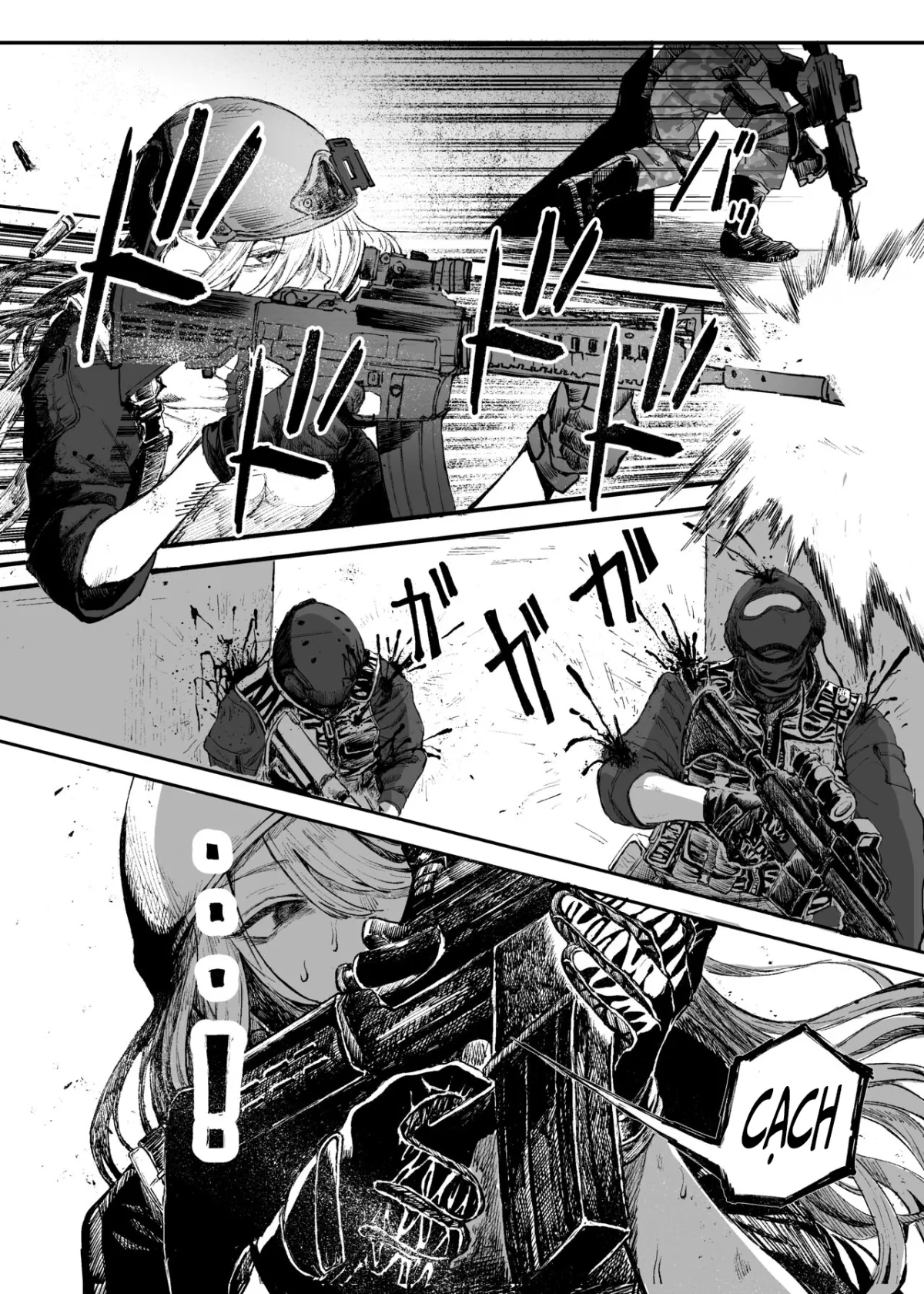 HentaiVN.net - Ảnh 13 - Thiếu nữ quân nhân thua trận [Busou Joshi Kanzen Haiboku; 武装女子完全敗北] - Oneshot