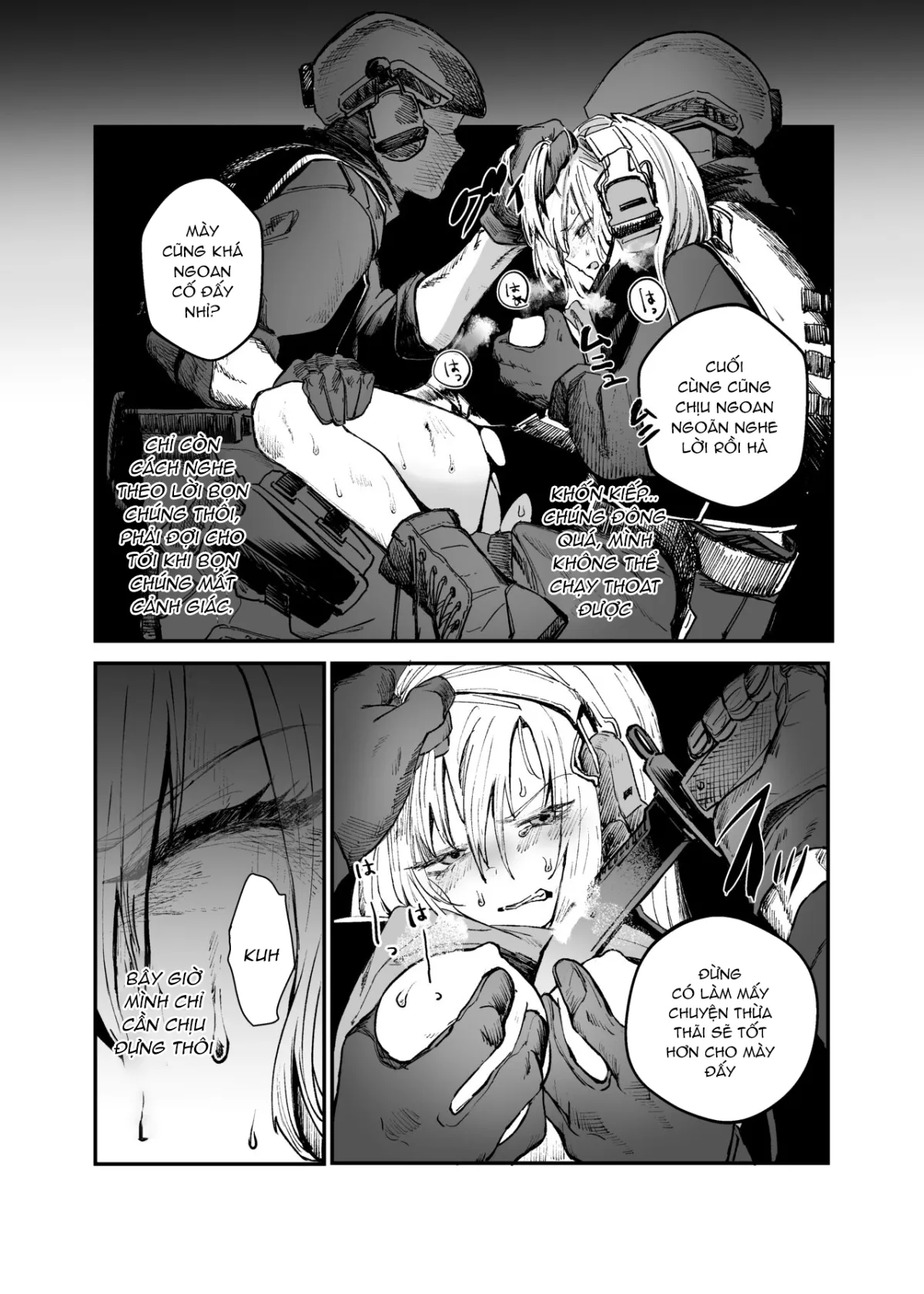 HentaiVN.net - Ảnh 23 - Thiếu nữ quân nhân thua trận [Busou Joshi Kanzen Haiboku; 武装女子完全敗北] - Oneshot