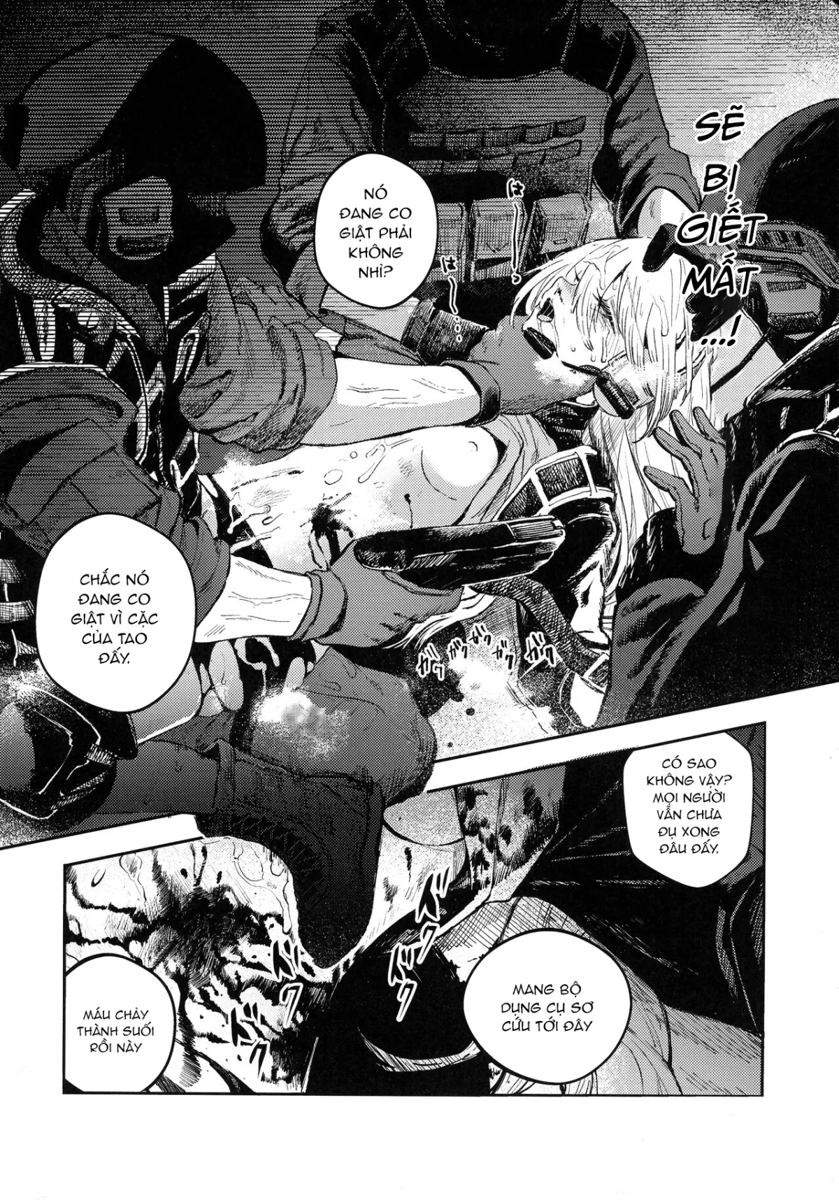 HentaiVN.net - Ảnh 29 - Thiếu nữ quân nhân thua trận [Busou Joshi Kanzen Haiboku; 武装女子完全敗北] - Oneshot