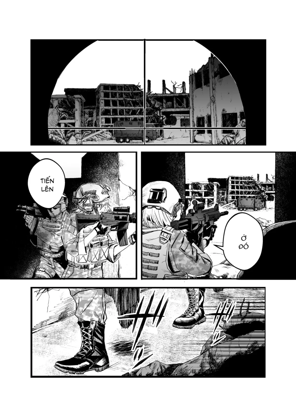 HentaiVN.net - Ảnh 5 - Thiếu nữ quân nhân thua trận [Busou Joshi Kanzen Haiboku; 武装女子完全敗北] - Oneshot