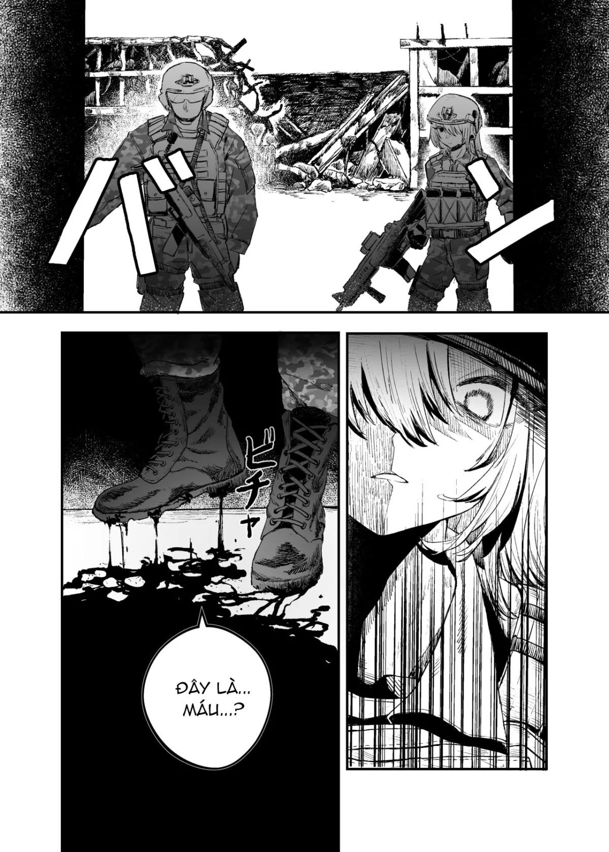 HentaiVN.net - Ảnh 6 - Thiếu nữ quân nhân thua trận [Busou Joshi Kanzen Haiboku; 武装女子完全敗北] - Oneshot