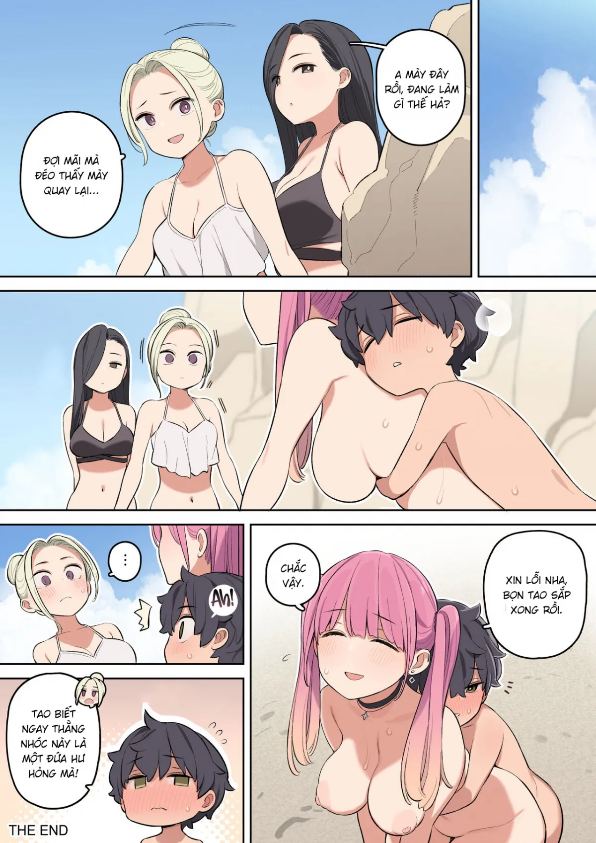 HentaiVN.net - Ảnh 28 - Sẽ thế nào nếu bạn gặp chị gái zâm đãng bên bãi biển? [Moshi Umibe de Ecchi na Onee-san to Deattara] - Oneshot