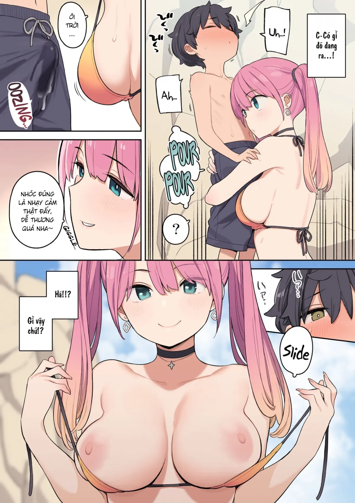 HentaiVN.net - Ảnh 7 - Sẽ thế nào nếu bạn gặp chị gái zâm đãng bên bãi biển? [Moshi Umibe de Ecchi na Onee-san to Deattara] - Oneshot