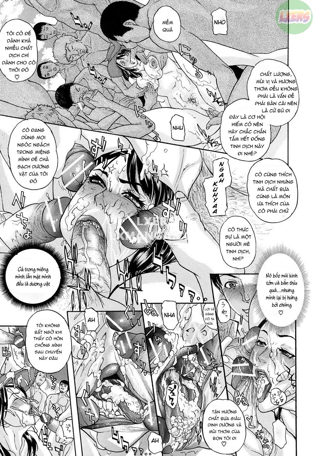 HentaiVN.net - Ảnh 15 - Uwasa No Oku-San, DoHentai! [Hitozuma Kyouko To Shimasen Ka?] - Chap 4