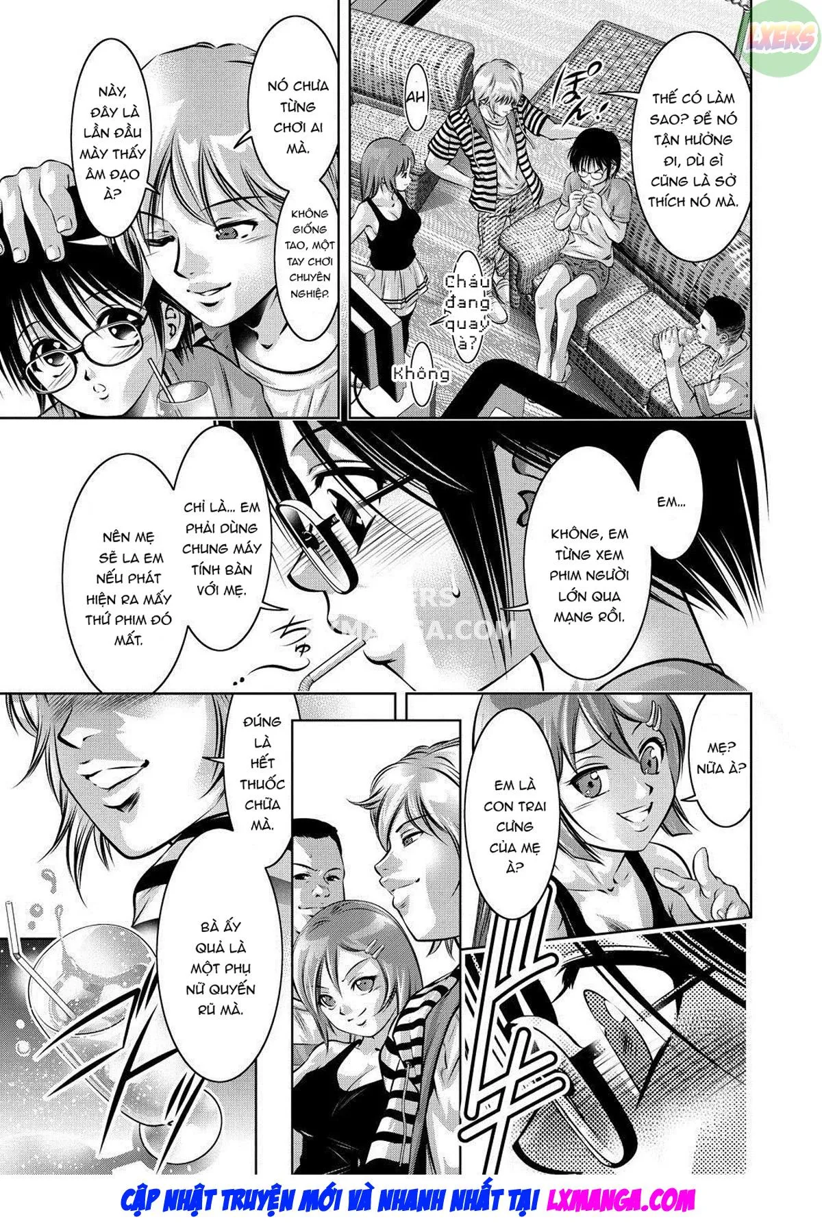 HentaiVN.net - Ảnh 9 - Haha To Ko No Kanbi Na Choukyou Kouza - Chap 1