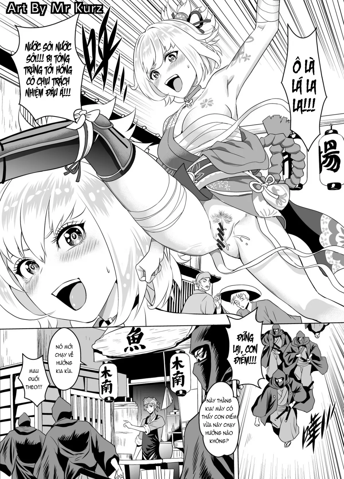 HentaiVN.net - Ảnh 4 - Thị Trấn Ronin! [Genshin Impact Ronin Town] - 1Shot?
