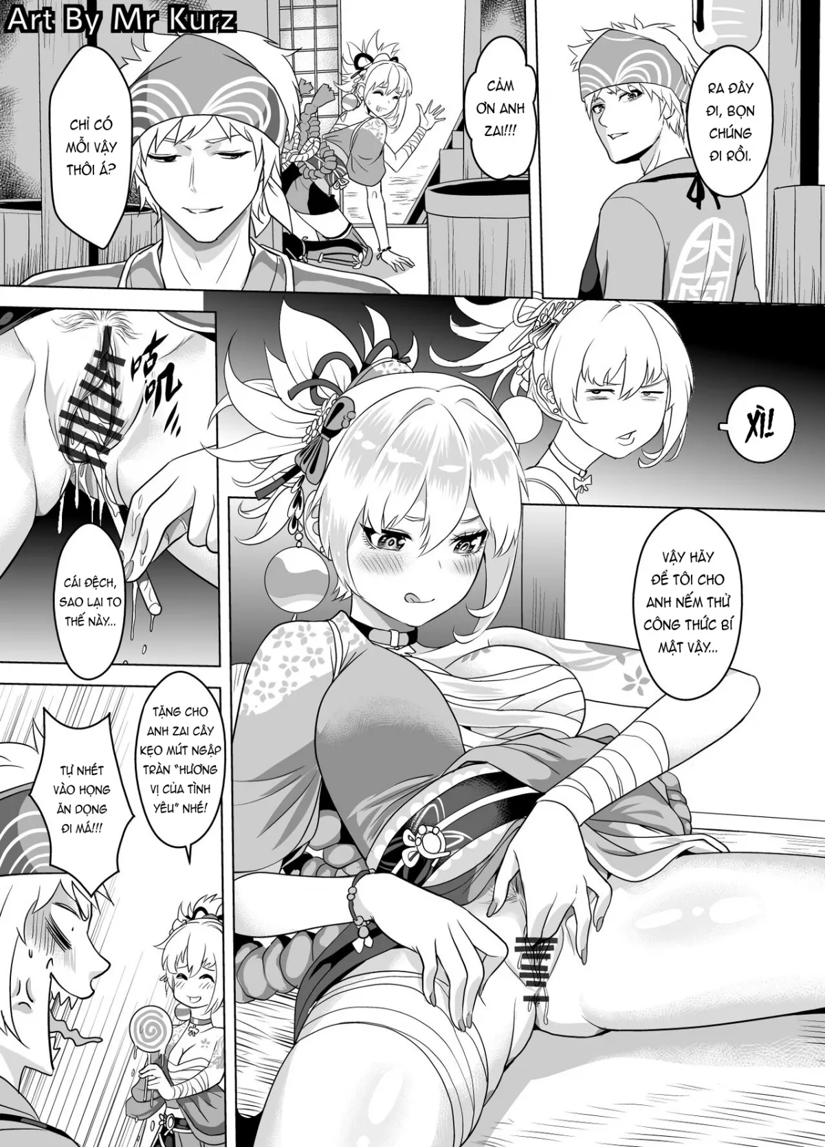 HentaiVN.net - Ảnh 5 - Thị Trấn Ronin! [Genshin Impact Ronin Town] - 1Shot?