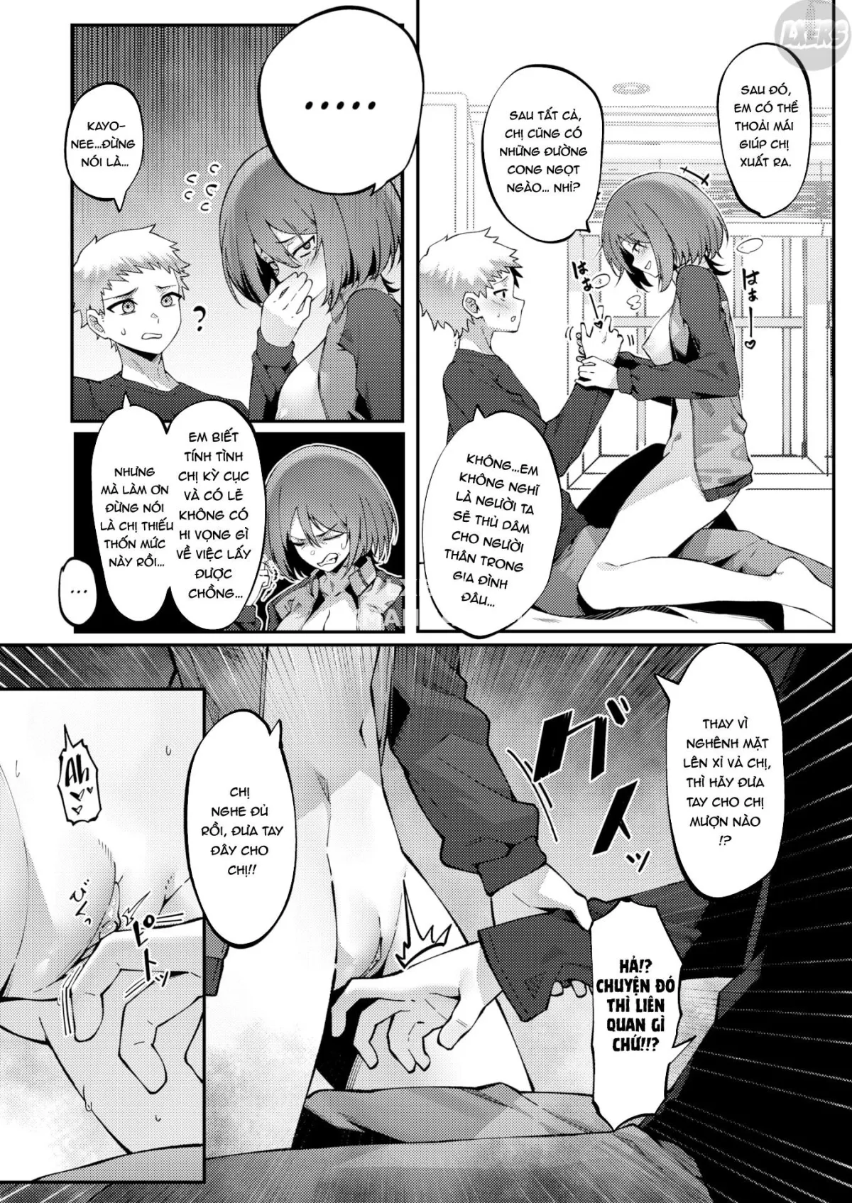 HentaiVN.net - Ảnh 10 - Chị em đùm bọc - Oneshot