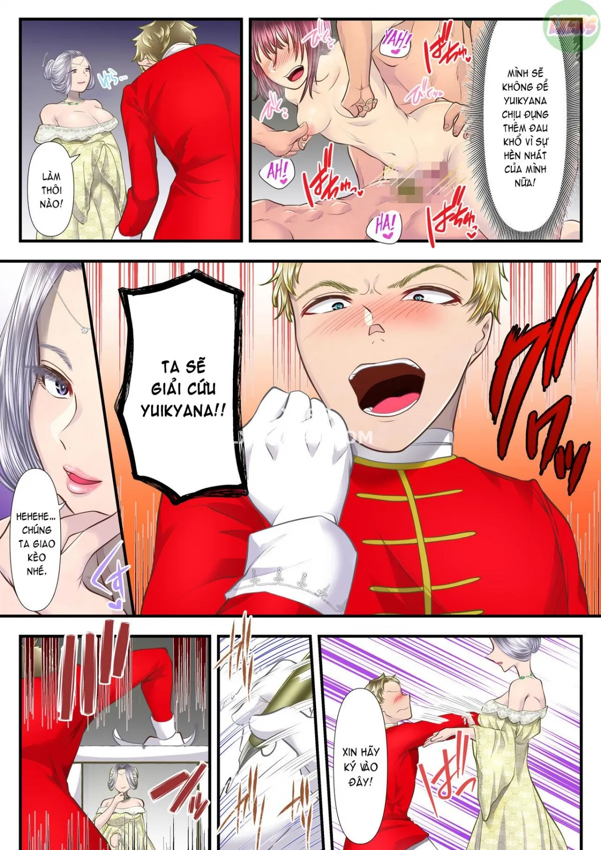 HentaiVN.net - Ảnh 41 - I Became A A Masochist And Sold Out My Country At The Hands Of This High Class Prostitute. [Koukyuu Shoufu No Baikoku Maso-Ka Choukyou ~Juusha Baikyaku Hen~] - Oneshot