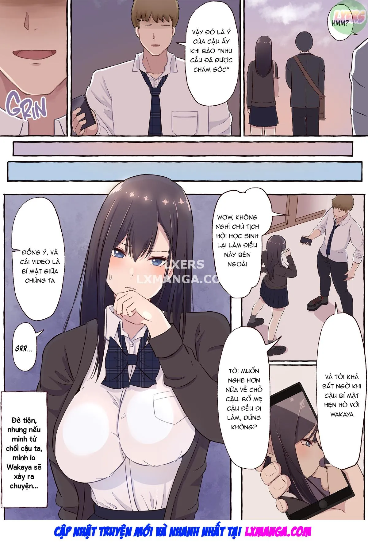 HentaiVN.net - Ảnh 12 - Cool Na Kyonyuu Iinchou, Netorare Kairaku Ochi - Oneshot