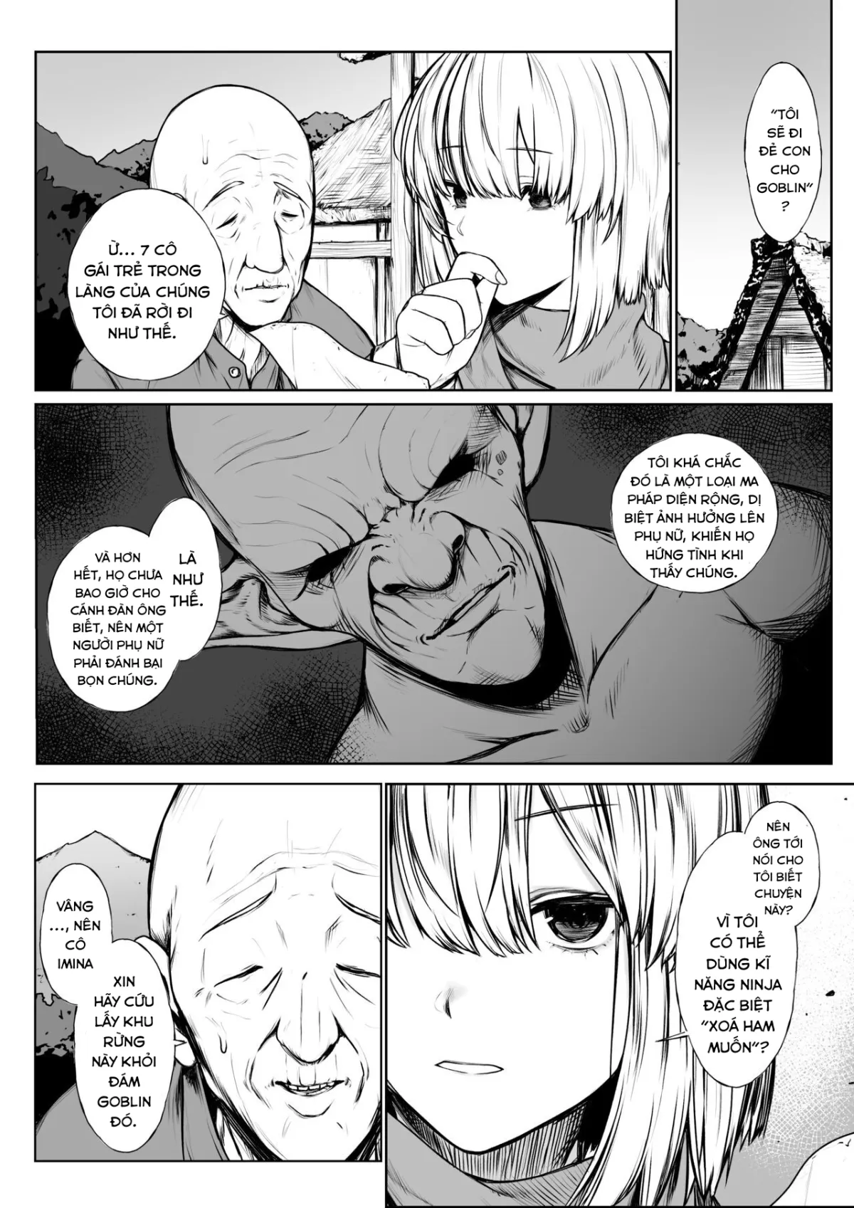 HentaiVN.net - Ảnh 4 - Câu chuyện nữ ninja trở thành bồn chứa tinh cho Goblin. [Kunoichi ga Goblin ni Makechau Hanashi, The Story Of The Female Ninja Succumbing To Goblins] - Oneshot