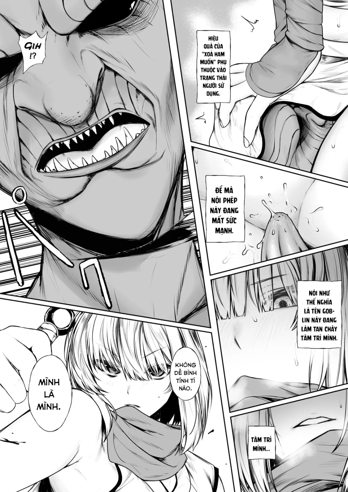 HentaiVN.net - Ảnh 8 - Câu chuyện nữ ninja trở thành bồn chứa tinh cho Goblin. [Kunoichi ga Goblin ni Makechau Hanashi, The Story Of The Female Ninja Succumbing To Goblins] - Oneshot