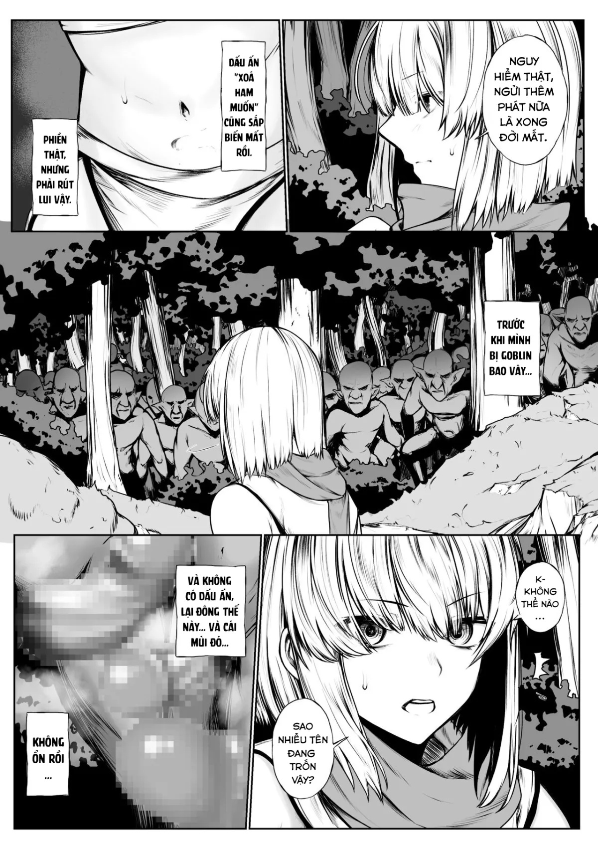 HentaiVN.net - Ảnh 9 - Câu chuyện nữ ninja trở thành bồn chứa tinh cho Goblin. [Kunoichi ga Goblin ni Makechau Hanashi, The Story Of The Female Ninja Succumbing To Goblins] - Oneshot