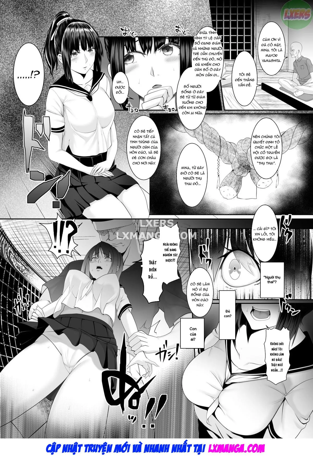 HentaiVN.net - Ảnh 9 - Pregnant Island ~A Girl Gets Pregnant On A Lonely Island~ [Haramase No Shima ~Otome Wa Kotou De Haramibara Ni Naru~] - Chap 1