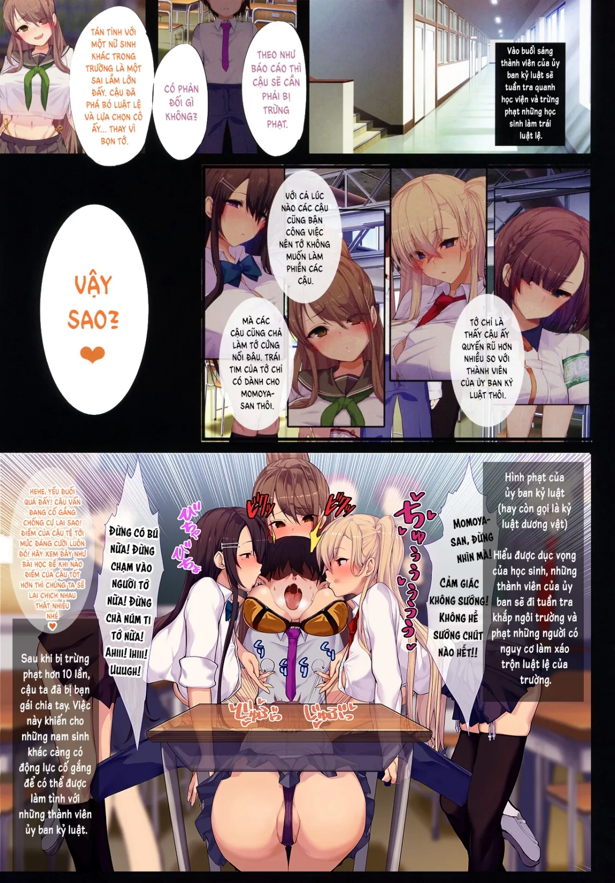 HentaiVN.net - Ảnh 5 - Chou Elite Kou ni Kakusareta Fuukiiin Seido Arienai Gakuen no Tokken to Gohoubi - 1shot