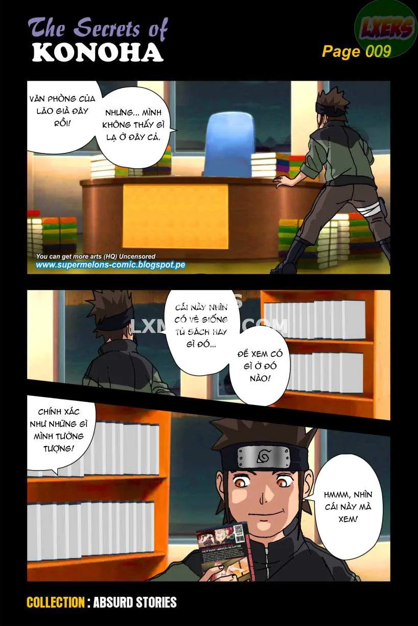 HentaiVN.net - Ảnh 9 - The Secrets Of Konoha - Oneshot
