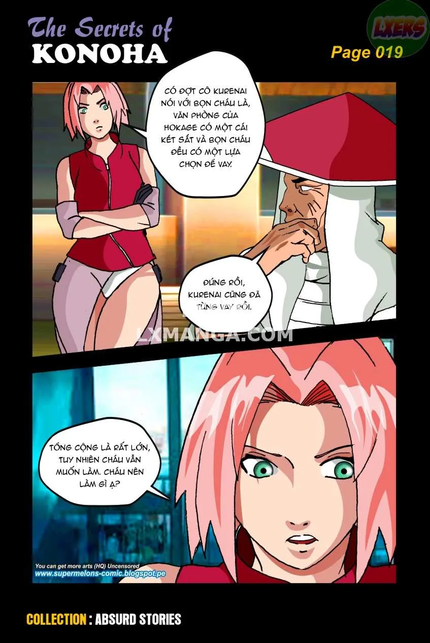HentaiVN.net - Ảnh 19 - The Secrets Of Konoha - Oneshot