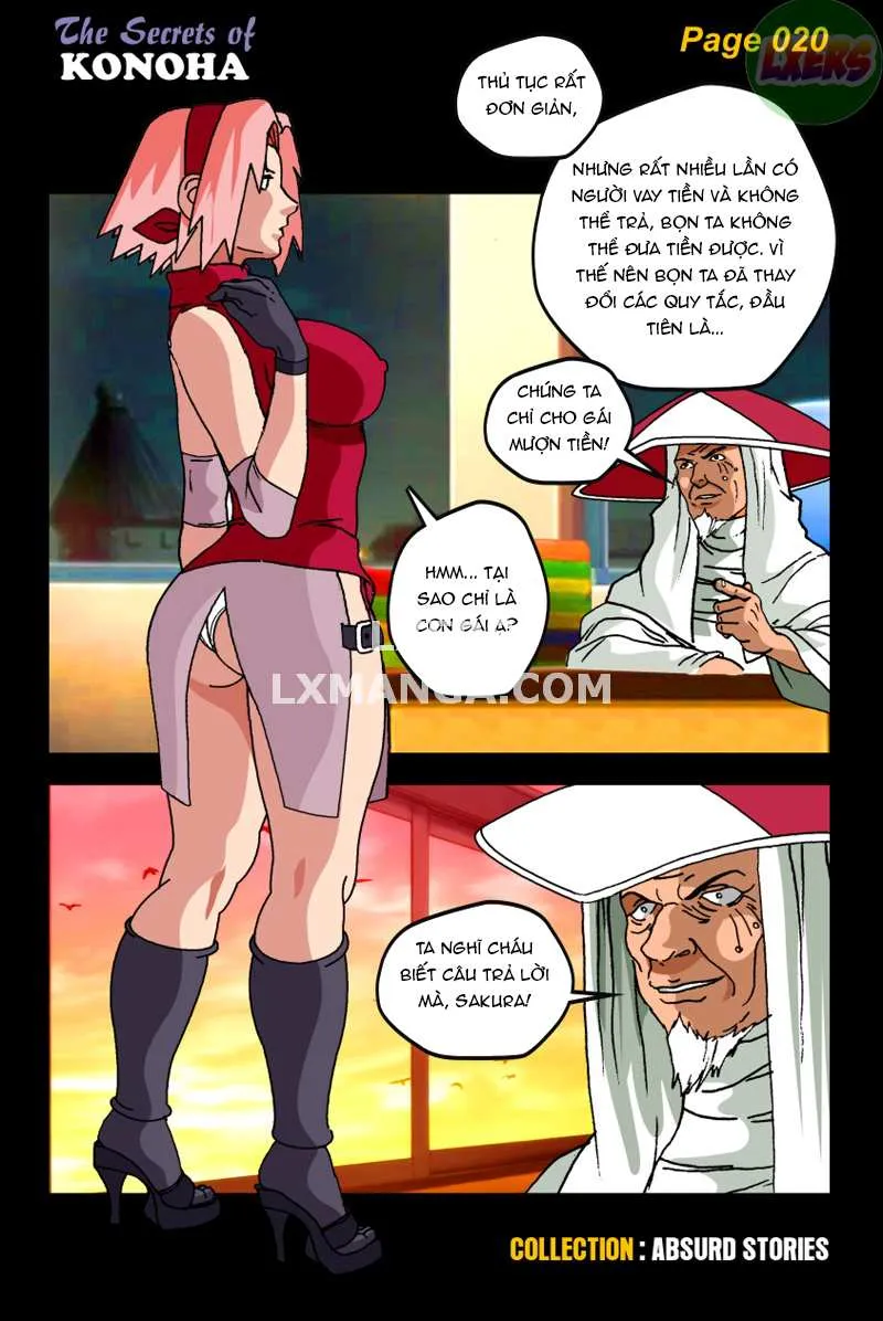 HentaiVN.net - Ảnh 20 - The Secrets Of Konoha - Oneshot