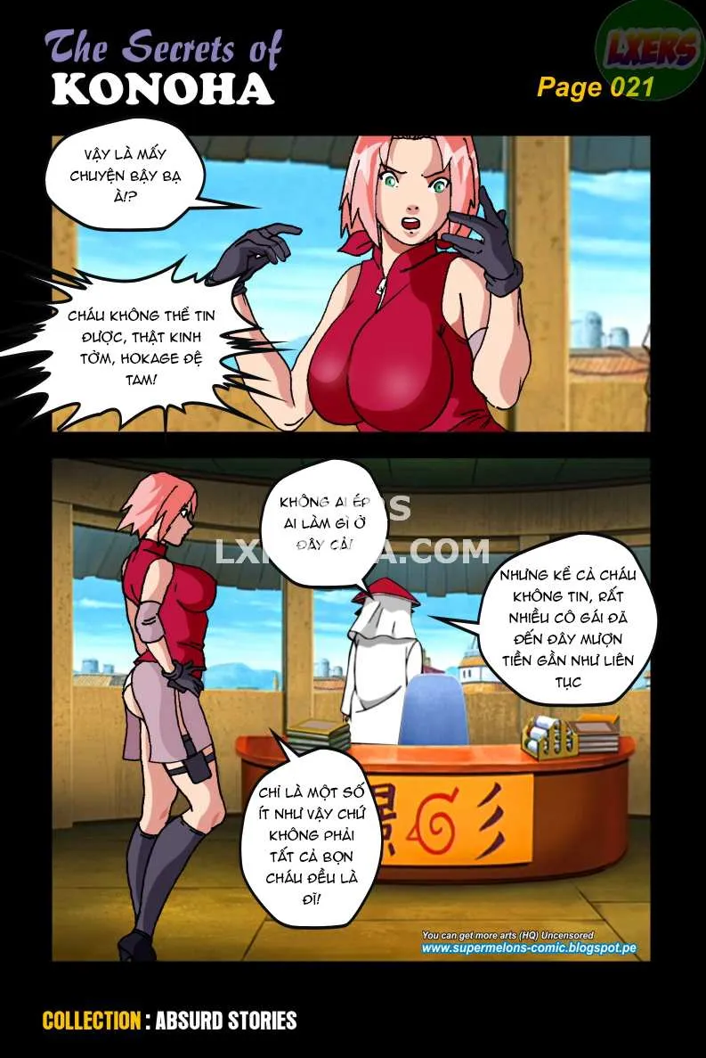 HentaiVN.net - Ảnh 21 - The Secrets Of Konoha - Oneshot