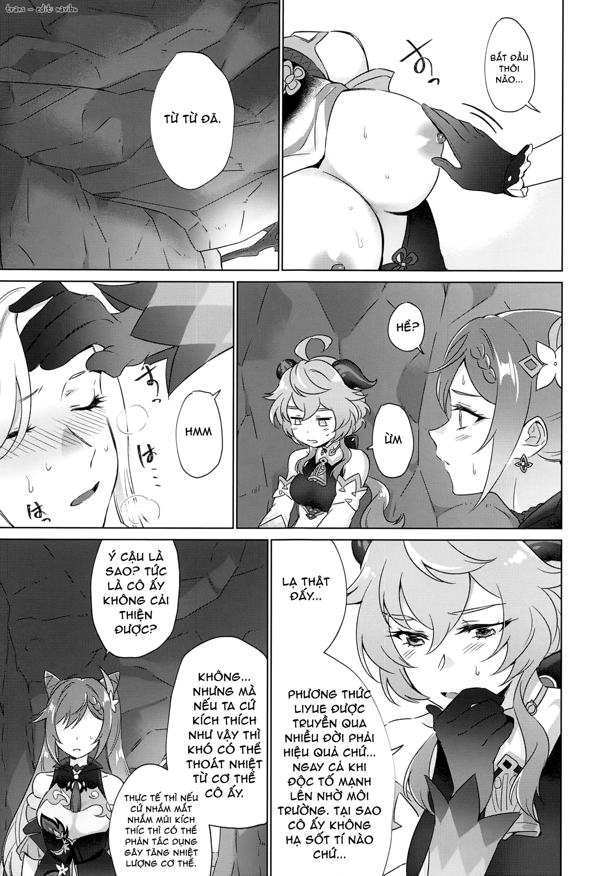 HentaiVN.net - Ảnh 34 - Chữa trị kiểu Liyue [Liyue-shiki Dousei Seikou Ryouhou] - Oneshot full