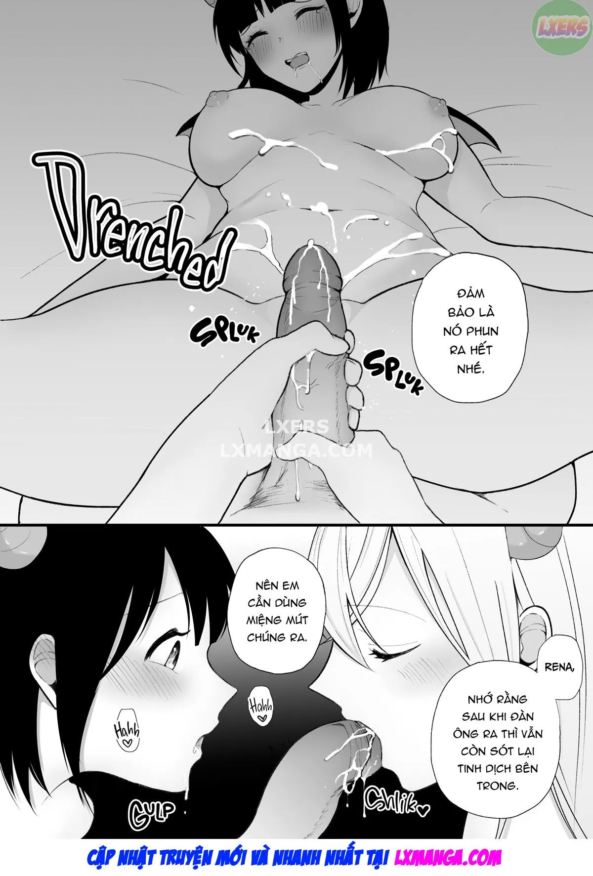 HentaiVN.net - Ảnh 39 - SUCCUBUS SHIMAI NI YORU AMA-AMA SAKUSEI HOUSHI - Oneshot