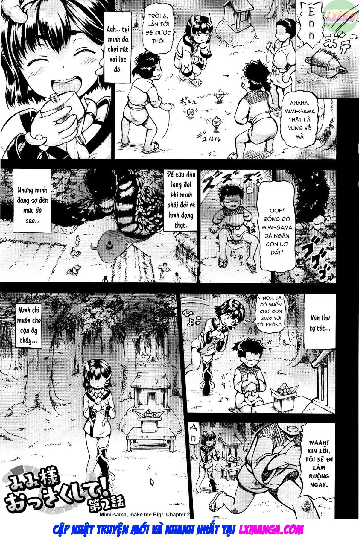HentaiVN.net - Ảnh 3 - Mimi-Sama Make Me Big! [Mimi-Sama Okkiku Shite!] - Chap 2