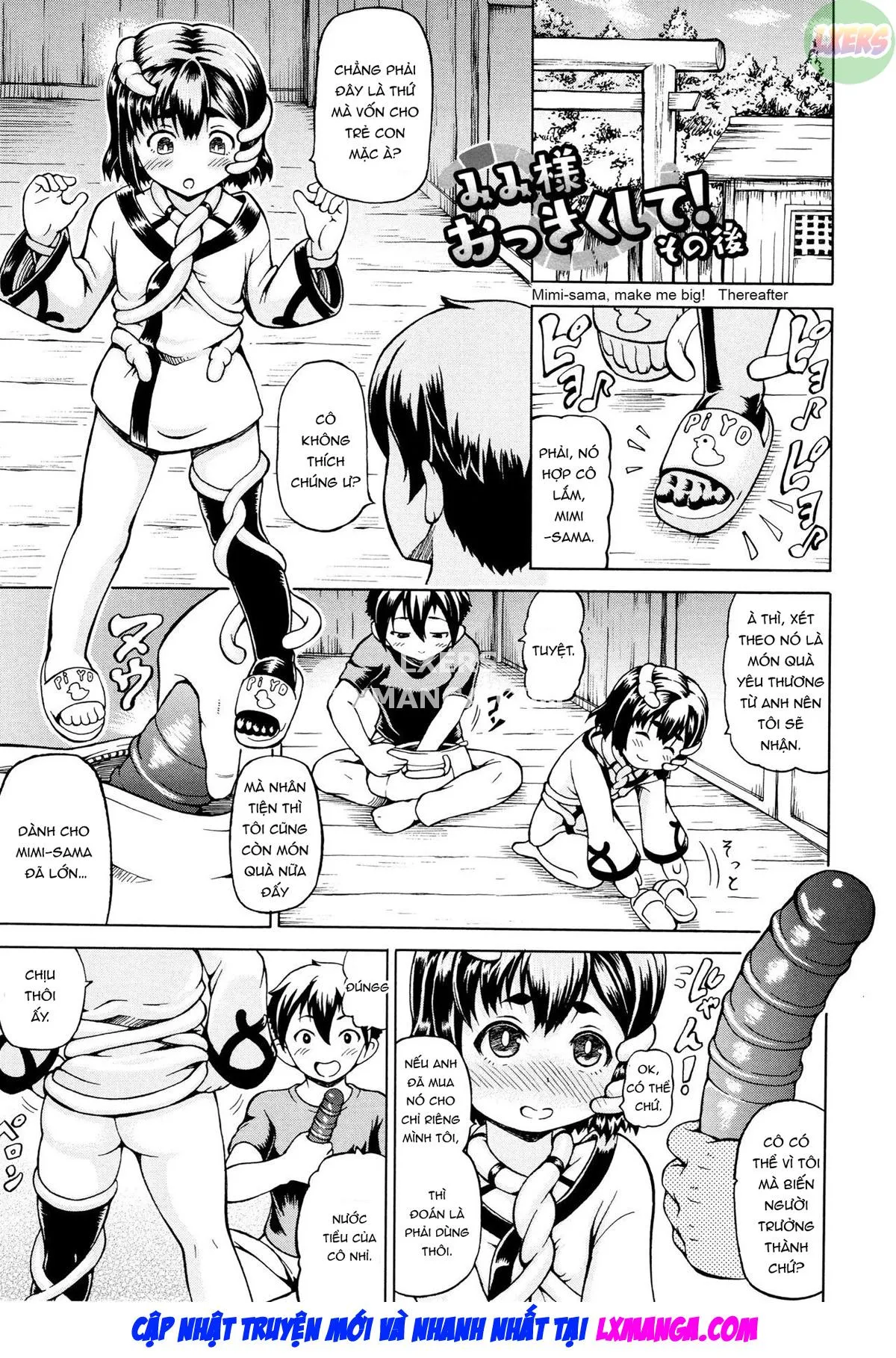 HentaiVN.net - Ảnh 18 - Mimi-Sama Make Me Big! [Mimi-Sama Okkiku Shite!] - Chap 9 - END