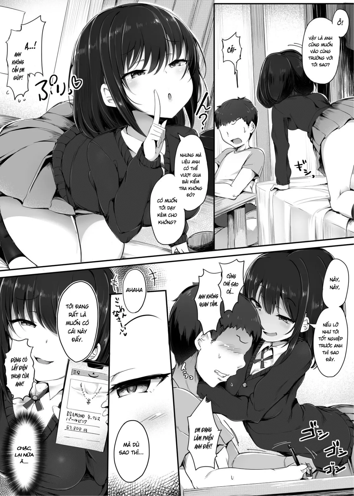 HentaiVN.net - Ảnh 7 - Yuri no o saifu ni shite agemasu ne, Senpai [I'll turn you into Yuri's wallet, Senpai] - Oneshot