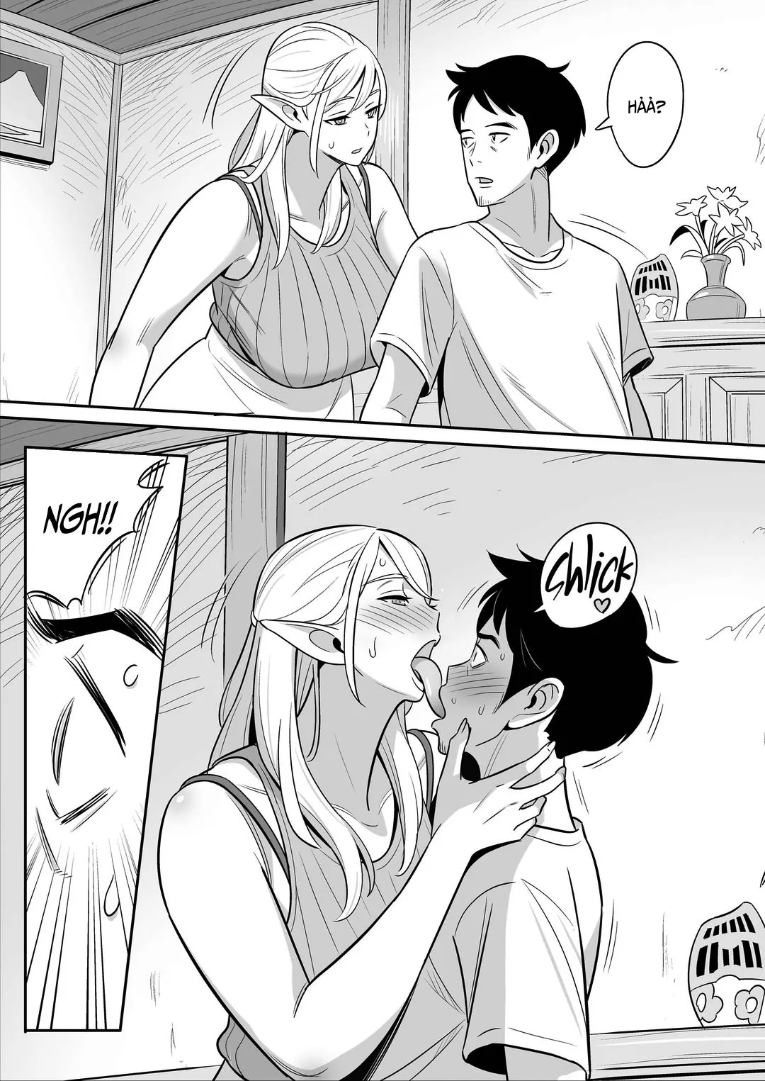 HentaiVN.net - Ảnh 15 - Ham muốn thím elf của tôi bùng nổ! - Oneshot