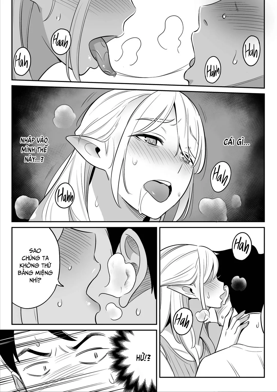 HentaiVN.net - Ảnh 17 - Ham muốn thím elf của tôi bùng nổ! - Oneshot