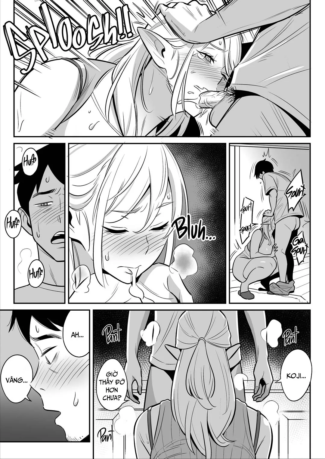 HentaiVN.net - Ảnh 23 - Ham muốn thím elf của tôi bùng nổ! - Oneshot