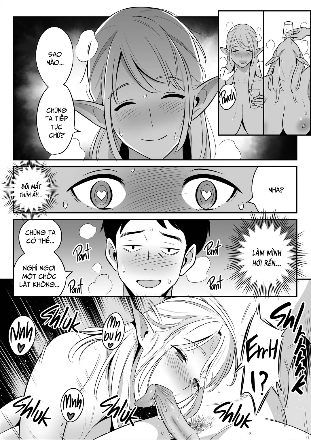 HentaiVN.net - Ảnh 47 - Ham muốn thím elf của tôi bùng nổ! - Oneshot