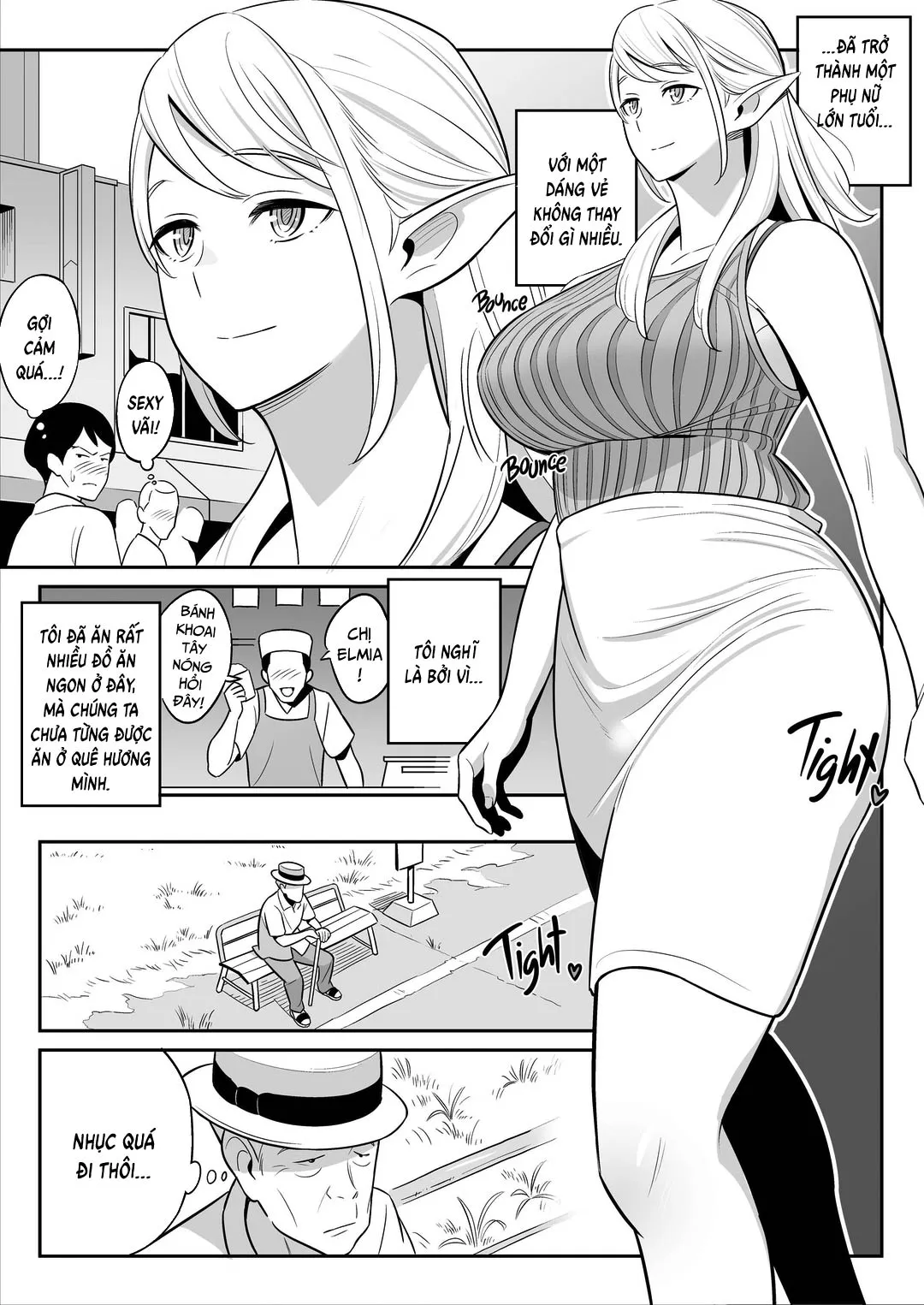 HentaiVN.net - Ảnh 8 - Ham muốn thím elf của tôi bùng nổ! - Oneshot
