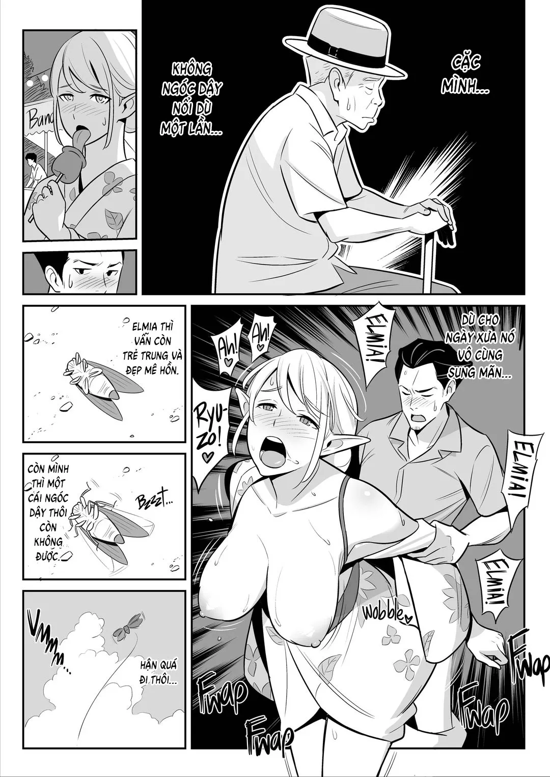 HentaiVN.net - Ảnh 9 - Ham muốn thím elf của tôi bùng nổ! - Oneshot