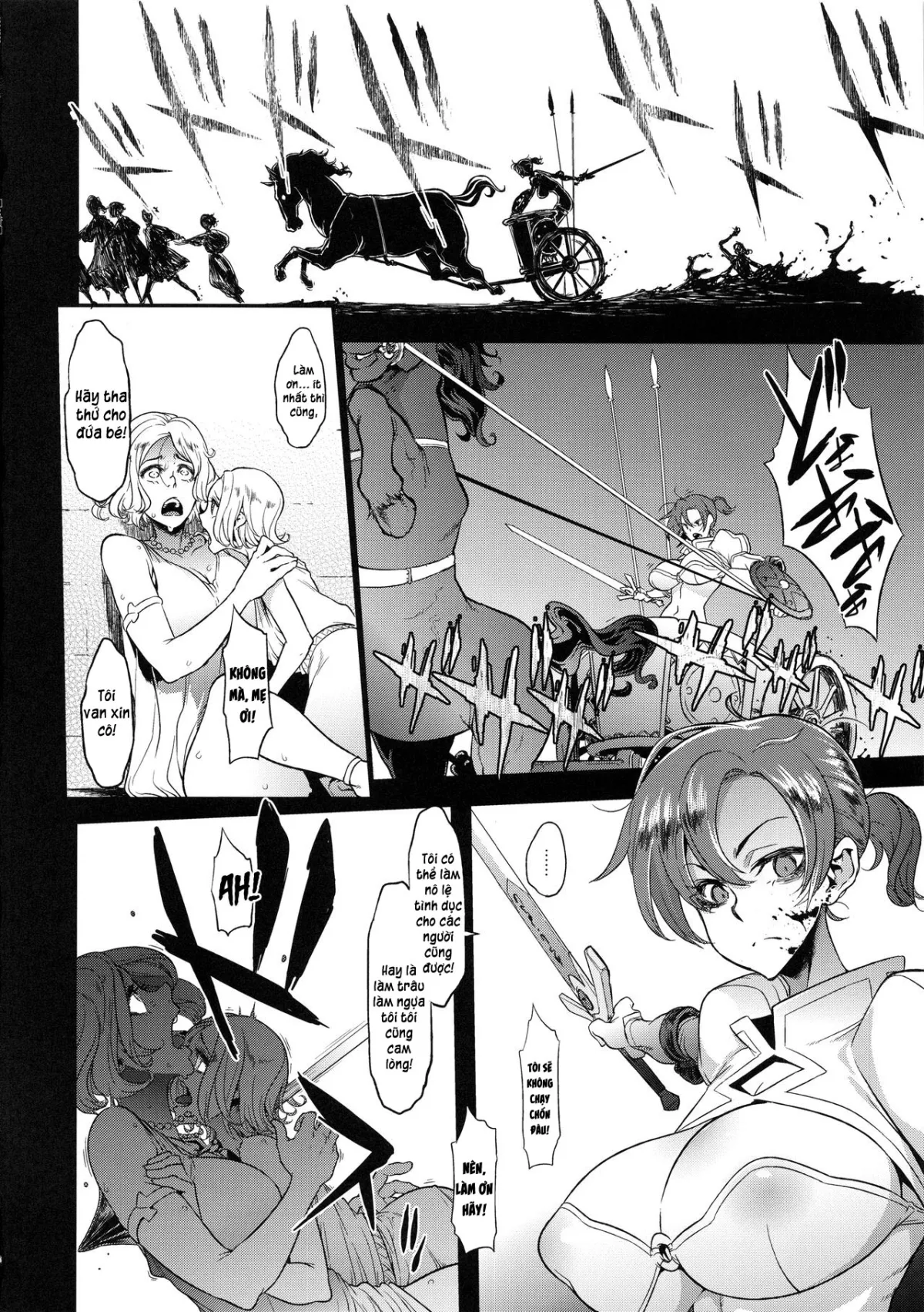 HentaiVN.net - Ảnh 34 - Nữ hoàng thực sự sẽ không bao giờ đầu hàng - Oneshot nứng