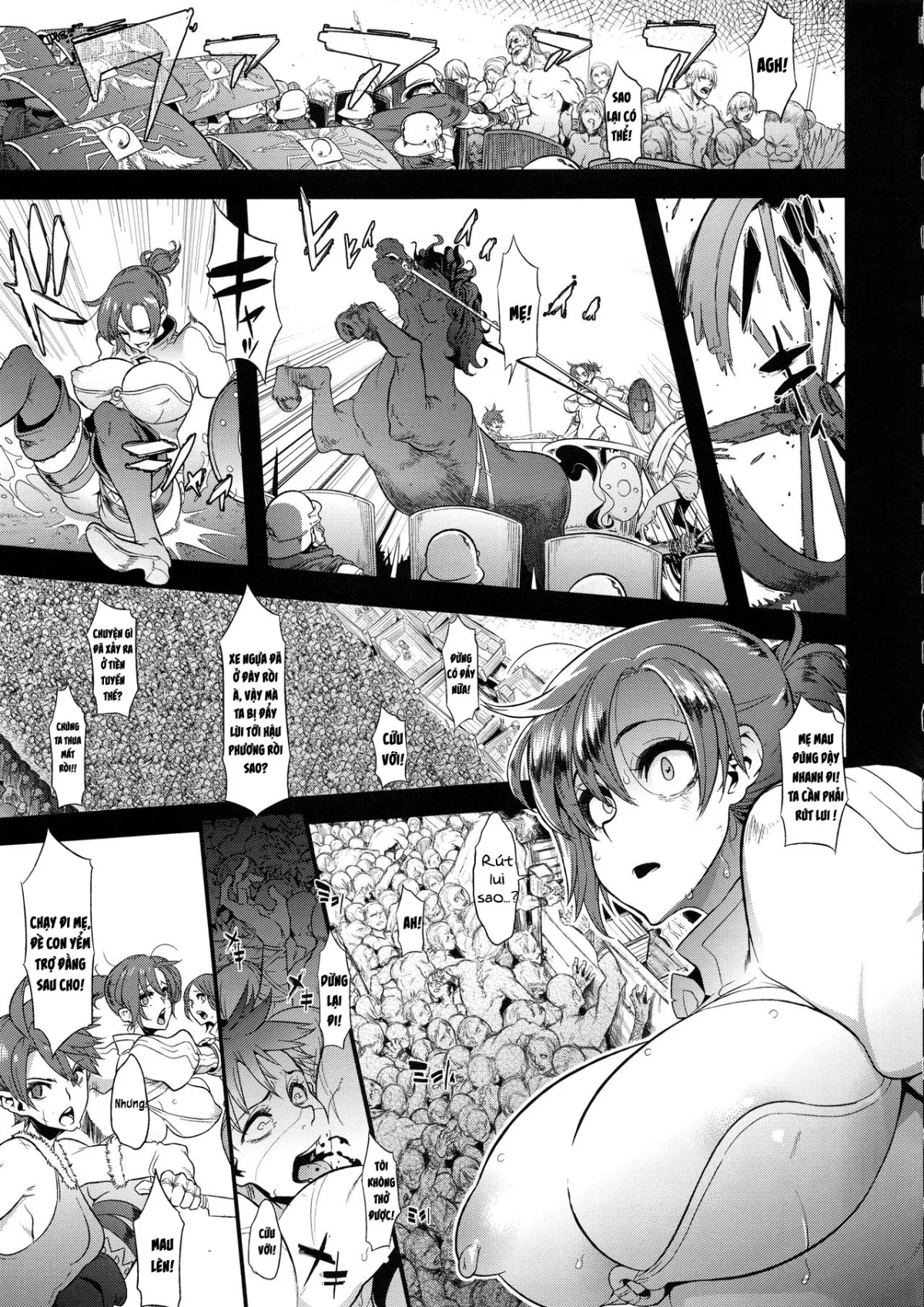 HentaiVN.net - Ảnh 41 - Nữ hoàng thực sự sẽ không bao giờ đầu hàng - Oneshot nứng