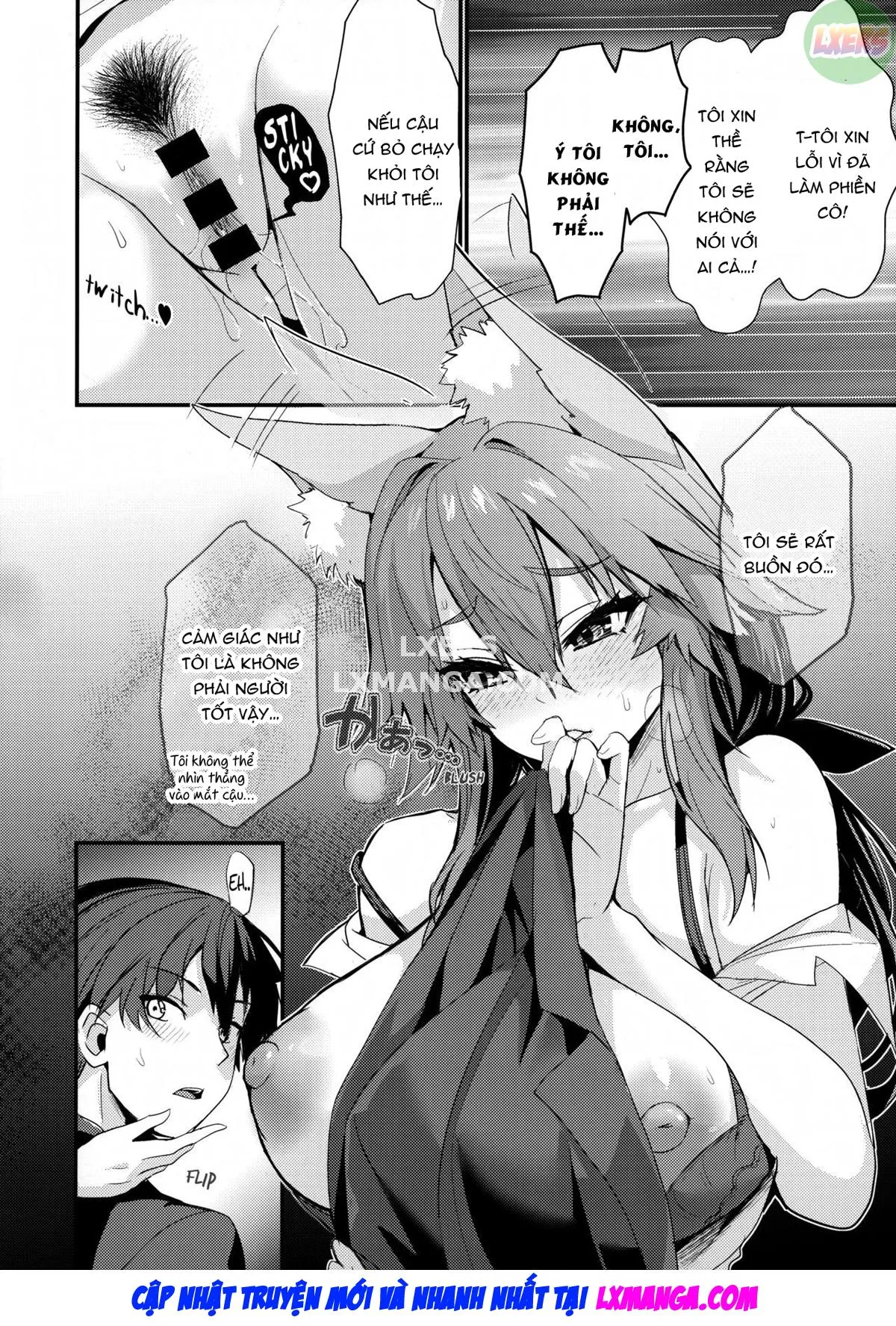 HentaiVN.net - Ảnh 12 - Senpai Office Worker Tamamo [Senpai OL Tamamo-San] - Oneshot